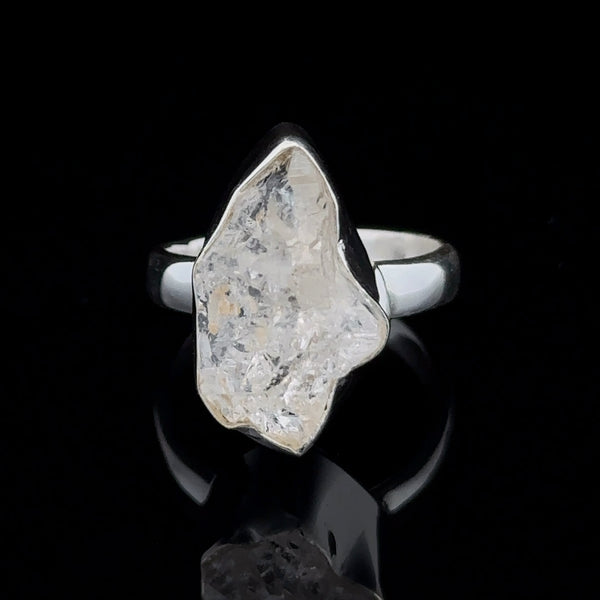 Sterling Silver Herkimer Diamond Ring Size 6.5