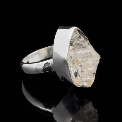 Sterling Silver Herkimer Diamond Ring Size 6.5