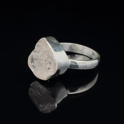 Sterling Silver Herkimer Diamond Ring Size 7