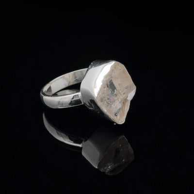Sterling Silver Herkimer Diamond Ring Size 7