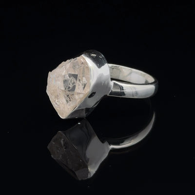 Sterling Silver Herkimer Diamond Ring Size 7