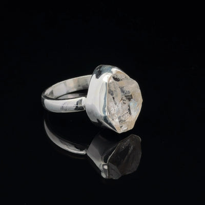 Sterling Silver Herkimer Diamond Ring Size 7