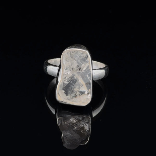 Sterling Silver Herkimer Diamond Ring Size 7