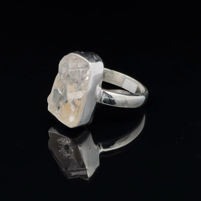 Sterling Silver Herkimer Diamond Ring Size 7