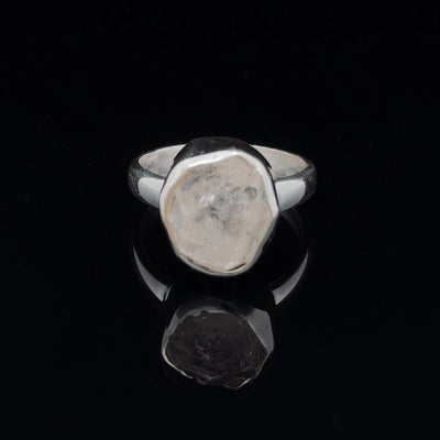 Sterling Silver Herkimer Diamond Ring Size 7