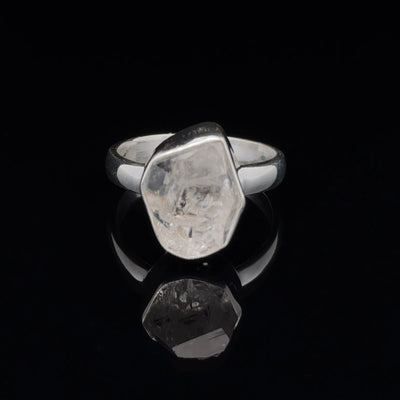 Sterling Silver Herkimer Diamond Ring Size 7