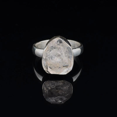 Sterling Silver Herkimer Diamond Ring Size 7