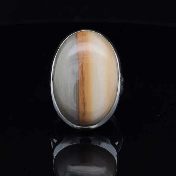 Sterling Silver Wildhorse Picture Jasper Ring Size 5