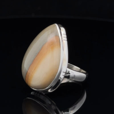 Sterling Silver Wildhorse Picture Jasper Ring Size 6