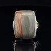 Sterling Silver Wildhorse Picture Jasper Ring Size 10