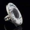 Sterling Silver Dendritic Opal Ring Size 7