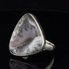 Sterling Silver Dendritic Opal Ring Size 9.5