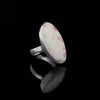 Sterling Silver Cinnabar Ring Size 6