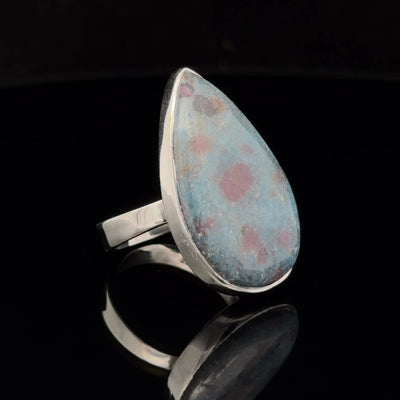 Sterling Silver Ruby In Kyanite Ring Size 5