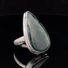 Sterling Silver Moss Agate Ring Size 7