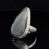 Sterling Silver Moss Agate Ring Size 7