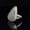 Sterling Silver Moss Agate Ring Size 8