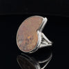 Sterling Silver Ammonite Ring Size 9