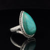 Sterling Silver Chrysocolla Ring Size 7