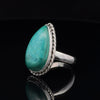 Sterling Silver Chrysocolla Ring Size 7