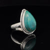 Sterling Silver Chrysocolla Ring Size 7