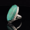 Sterling Silver Chrysocolla Ring Size 7