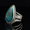 Sterling Silver Chrysocolla Ring Size 9.5