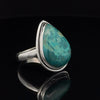 Sterling Silver Chrysocolla Ring Size 10