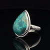 Sterling Silver Chrysocolla Ring Size 10