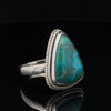 Sterling Silver Chrysocolla Ring Size 10