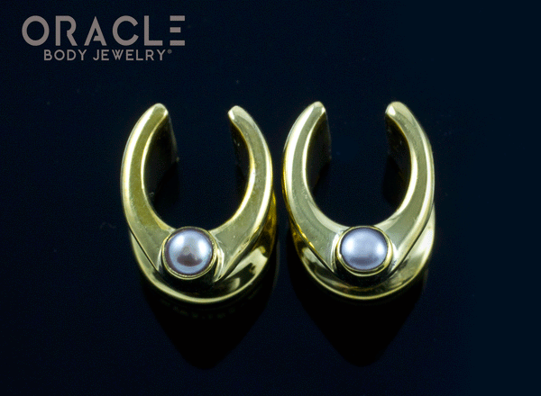 00g (9.5mm) Saddles with Pearls