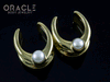 3/4" (19mm) Brass Saddles with Pearls