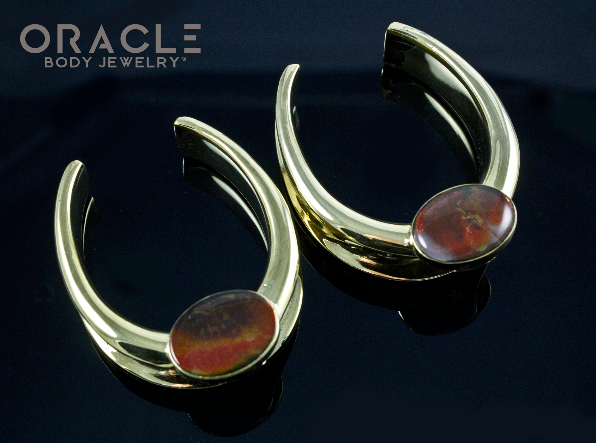 1-1/2" (38mm) Saddles with Ammolite