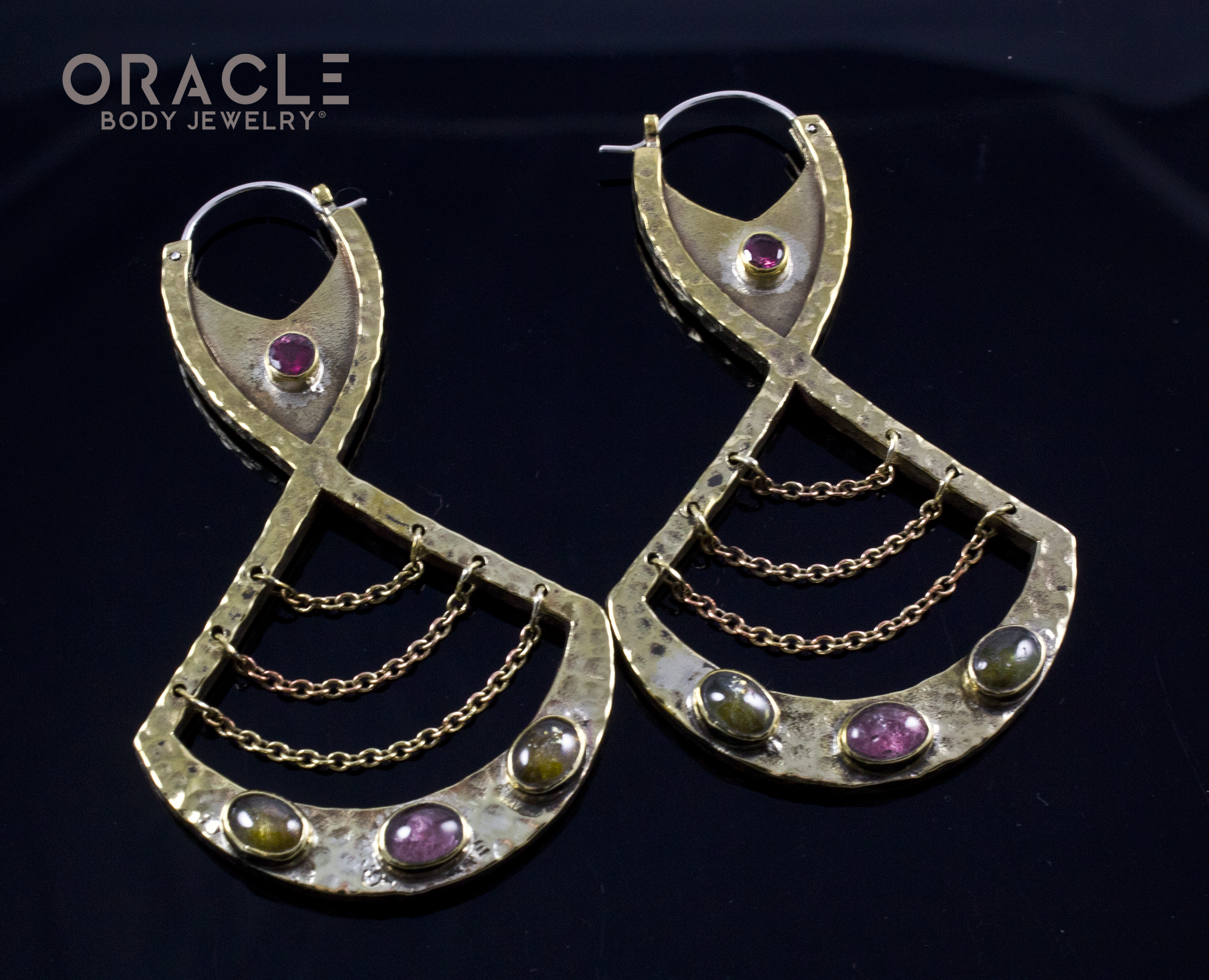 Dulcet with Multi Color Tourmalines
