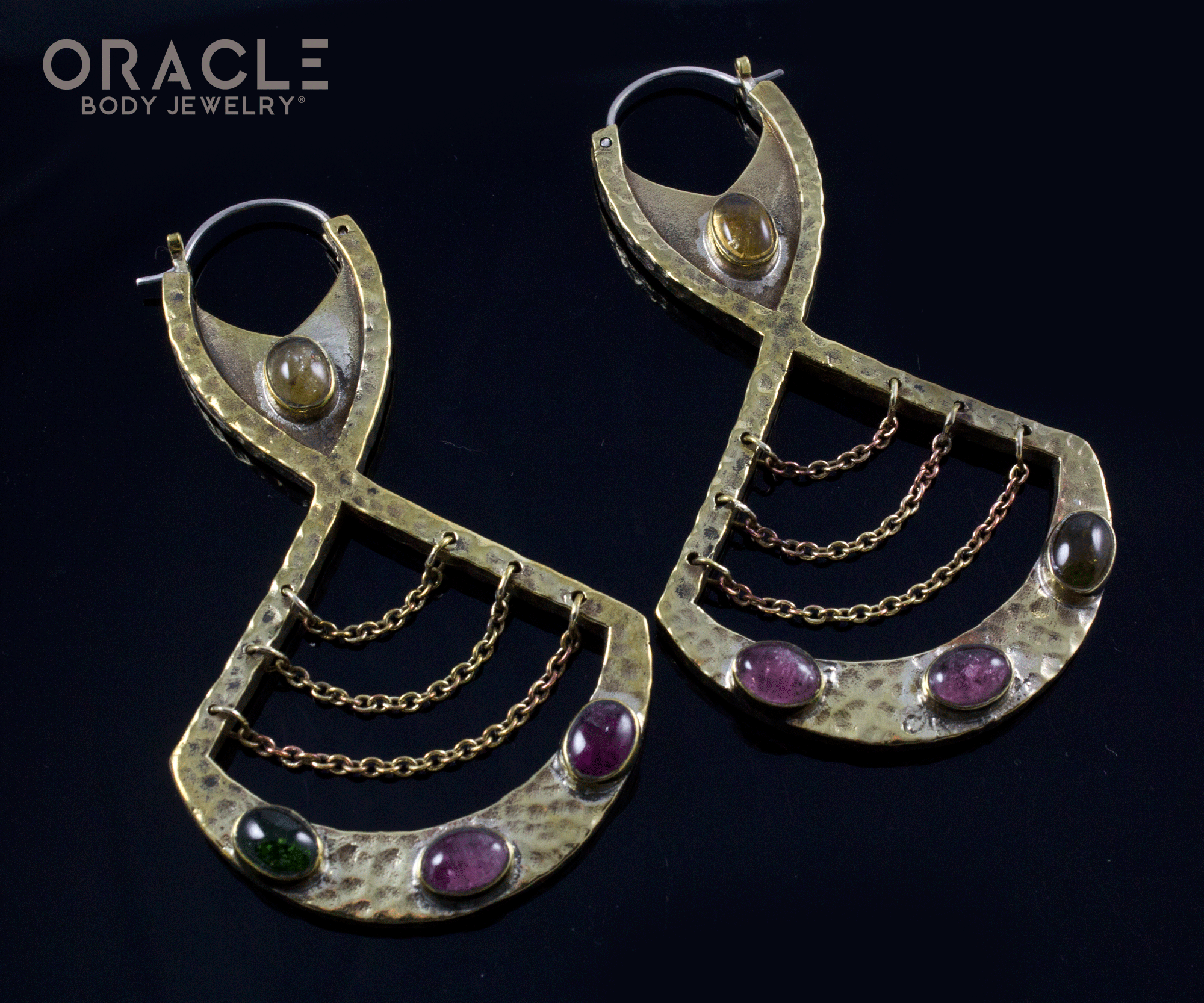 Dulcet with Multi Color Tourmalines