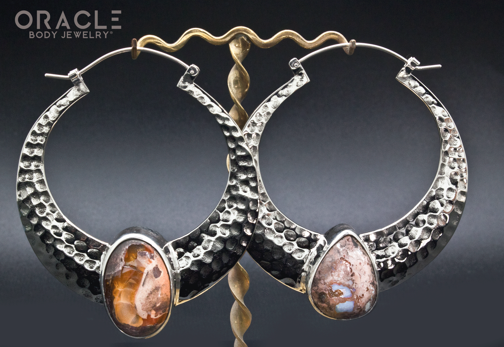 Brooklyn with Large Matrix Opals