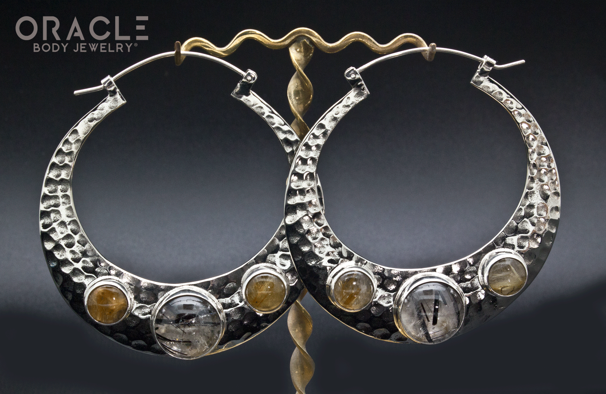 Brooklyn with Tourmalated Quartz and Rutilated Quartz