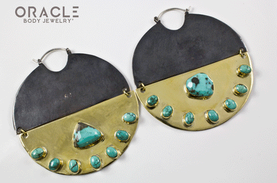 C.R.E.A.M with Faceted Turquoise and Accents