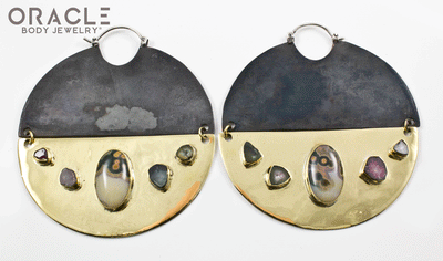 C.R.E.A.M with Ocean Jasper and Sliced Watermelon Tourmalines