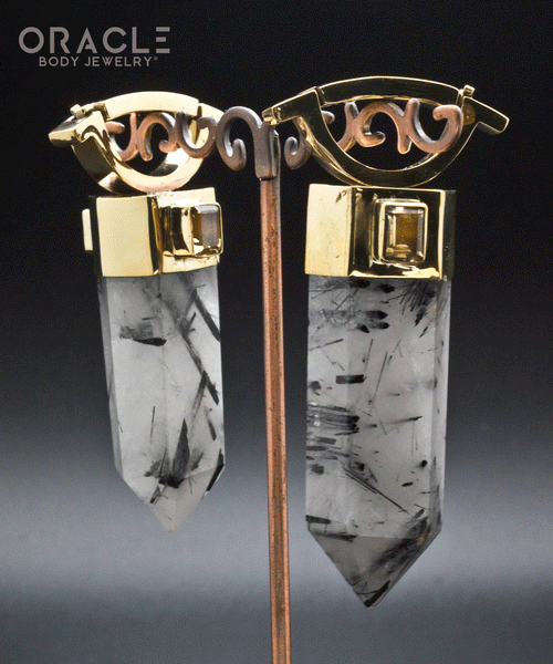 Zuul Weights with Tourmalated Quartz and Garnet and Citrine Accents