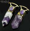 Zuul Weights with Amethyst and Charoite Accents