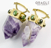 Zuul Weights with Amethyst and Nephrite Jade Accents