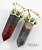 Zuul Weights with Bloodstone and Natural Turquoise Accents