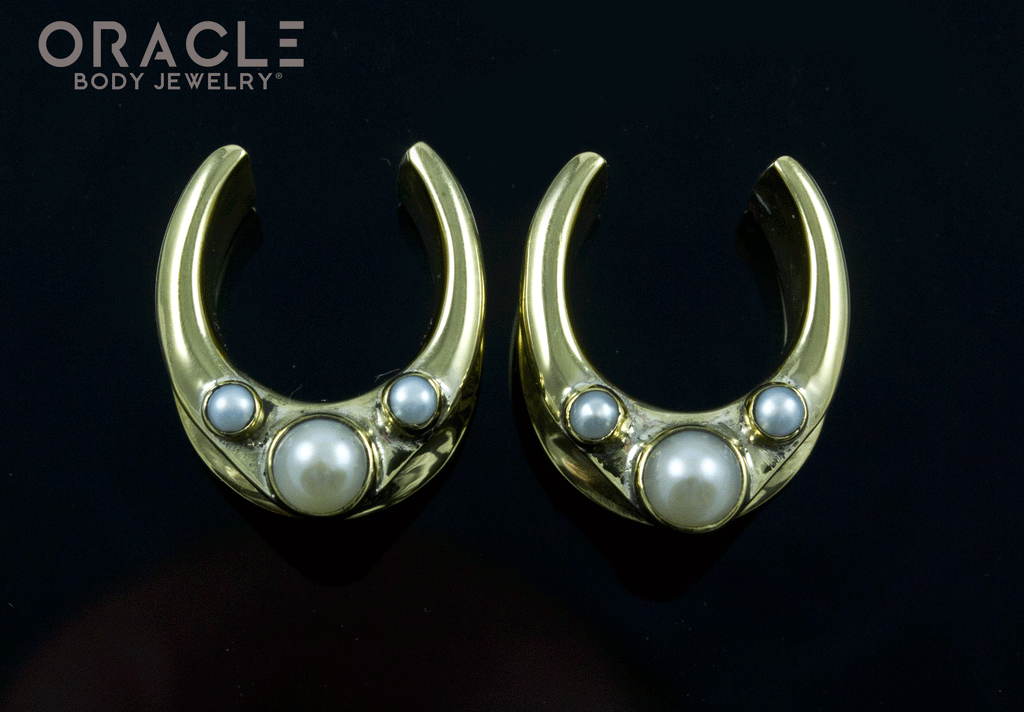 3/4" (19mm) Saddles with Pearls