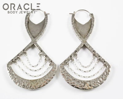 Dulcet in White Brass with Chains