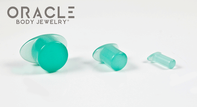 Mint Opalite Labrets 8g Through 1/2"