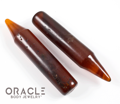 Old Kachin Amber Earplugs
