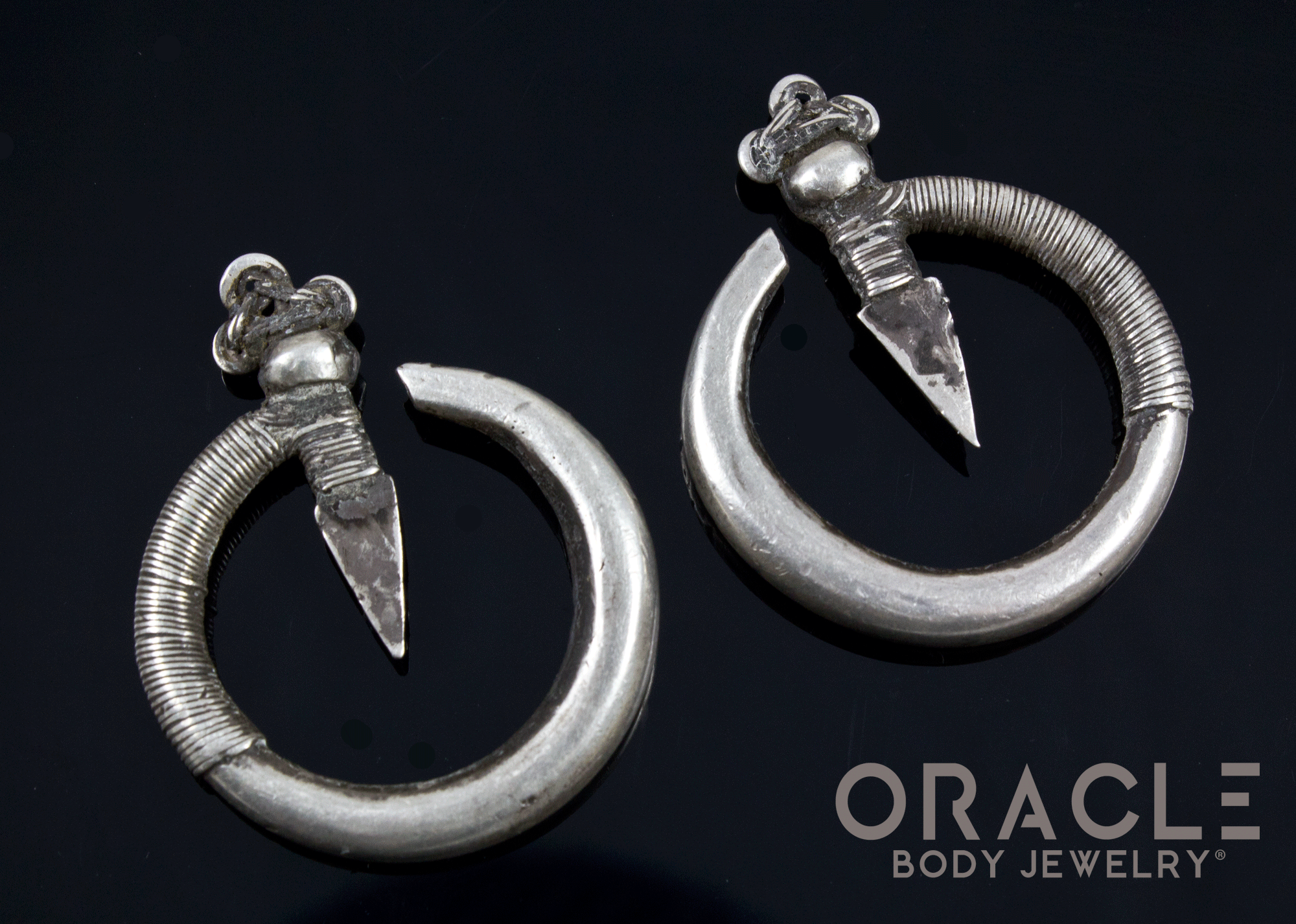 Hmong / Yao Bent Arrow Earrings