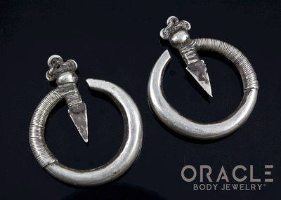 Hmong / Yao Bent Arrow Earrings