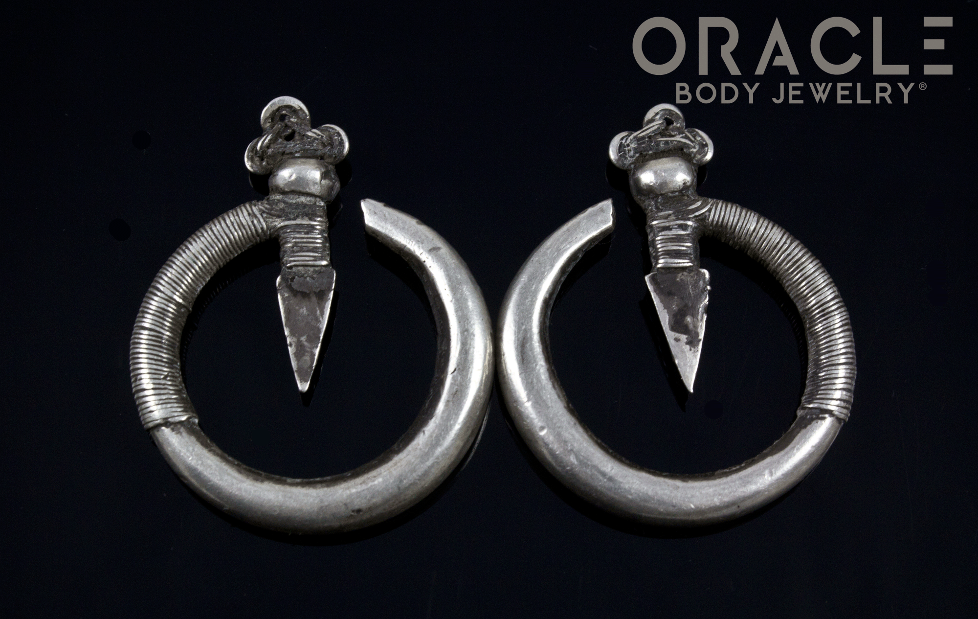 Hmong / Yao Bent Arrow Earrings
